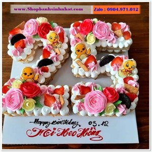 Bánh Sinh Nhật Chữ Cái & Số - RP33